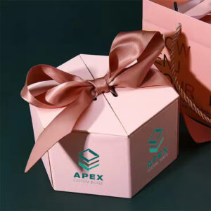 Custom Cosmetic Hexagon Boxes